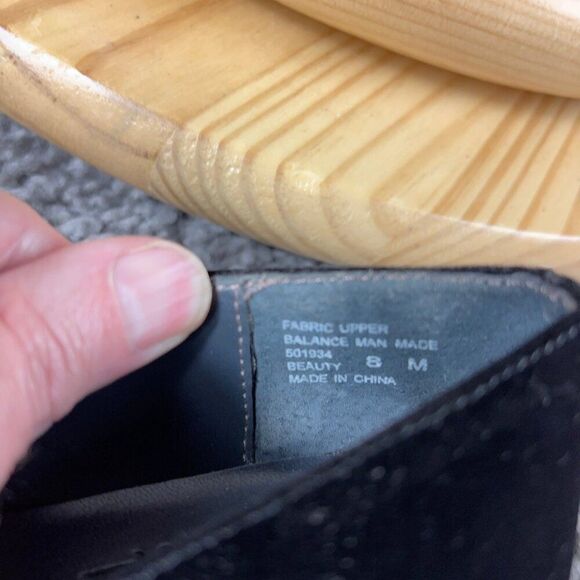 Mootsies Tootsies Beauty Kitten Heel Pumps Womens Size 8 Velvet Square Toe Shoes - Picture 9 of 10